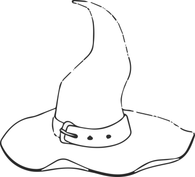 Şapka simgesi vektör çizimi