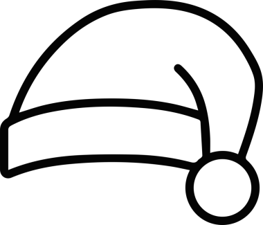 Şapka simgesi vektör çizimi