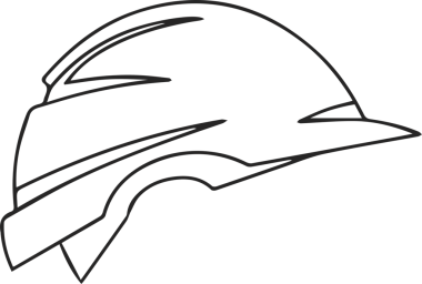 Şapka simgesi vektör çizimi