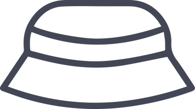 Şapka simgesi vektör çizimi