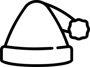 Şapka simgesi vektör çizimi