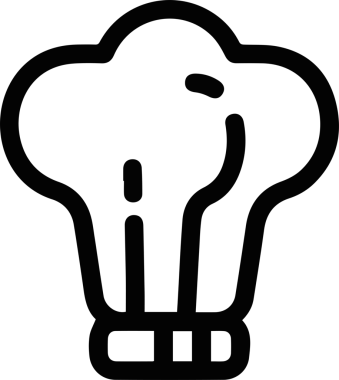 Şapka simgesi vektör çizimi