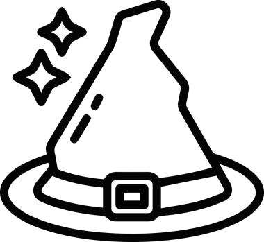 Şapka simgesi vektör çizimi