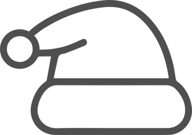 Şapka simgesi vektör çizimi