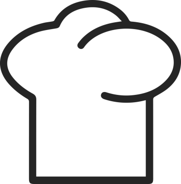 Şapka simgesi vektör çizimi