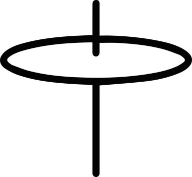 Şapka simgesi vektör çizimi