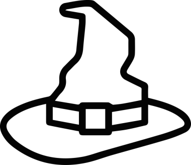 Şapka simgesi vektör çizimi