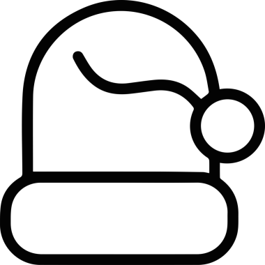 Şapka simgesi vektör çizimi