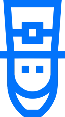 Şapka simgesi vektör çizimi