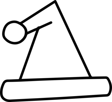 Şapka simgesi vektör çizimi