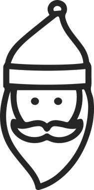 Şapka simgesi vektör çizimi