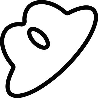 Şapka simgesi vektör çizimi