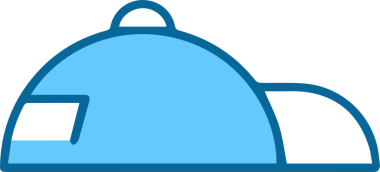 Şapka simgesi vektör çizimi