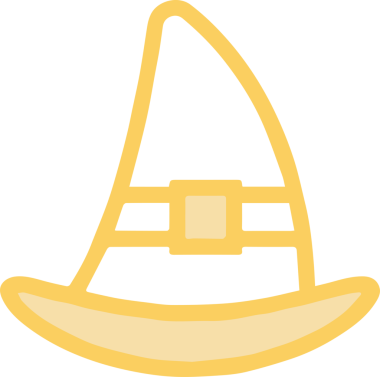 Şapka simgesi vektör çizimi