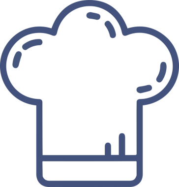 Şapka simgesi vektör çizimi