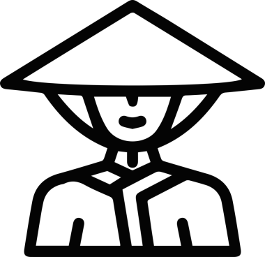 Şapka simgesi vektör çizimi