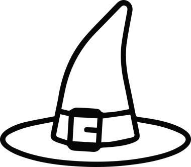 Şapka simgesi vektör çizimi