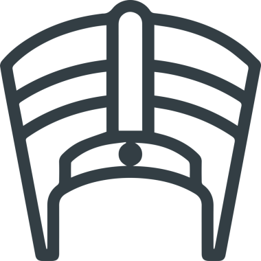 Şapka simgesi vektör çizimi