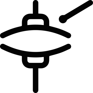 Şapka simgesi vektör çizimi