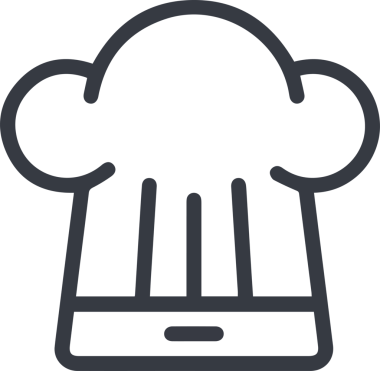 Şapka simgesi vektör çizimi