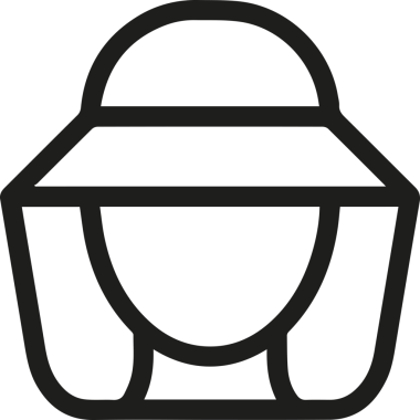 Şapka simgesi vektör çizimi