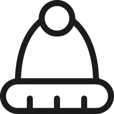 Şapka simgesi vektör çizimi