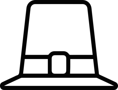 Şapka simgesi vektör çizimi