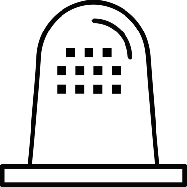 Şapka simgesi vektör çizimi