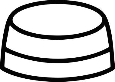 Şapka simgesi vektör çizimi