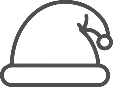 Şapka simgesi vektör çizimi