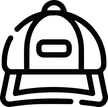 Şapka simgesi vektör çizimi
