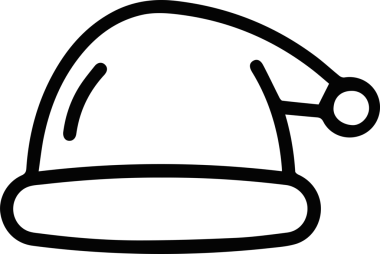Şapka simgesi vektör çizimi