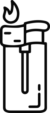 Şapka simgesi vektör çizimi