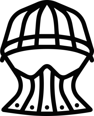 Şapka simgesi vektör çizimi