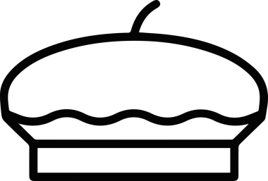 Şapka simgesi vektör çizimi