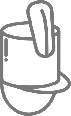 Şapka simgesi vektör çizimi