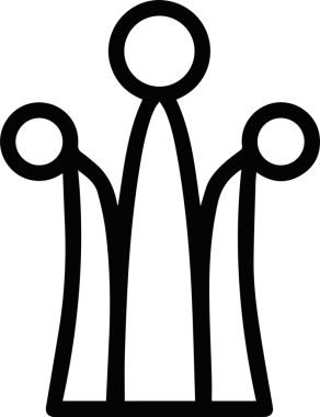 Şapka simgesi vektör çizimi