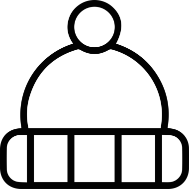 Şapka simgesi vektör çizimi