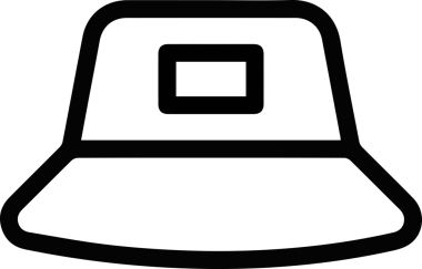 Şapka simgesi vektör çizimi