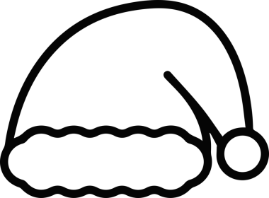 Şapka simgesi vektör çizimi