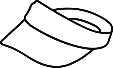 Şapka simgesi vektör çizimi