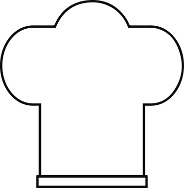 Şapka simgesi vektör çizimi