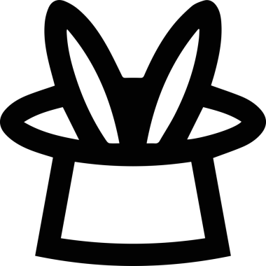 Şapka simgesi vektör çizimi