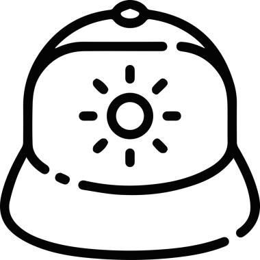 Şapka simgesi vektör çizimi