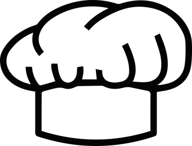 Şapka simgesi vektör çizimi