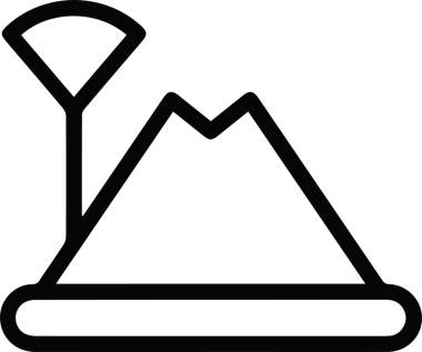 Şapka simgesi vektör çizimi