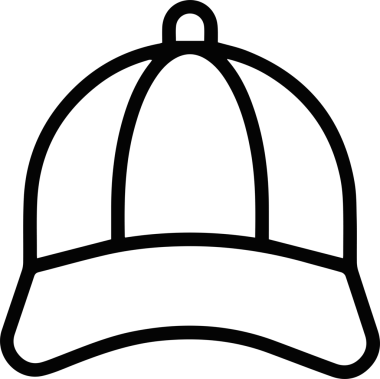 Şapka simgesi vektör çizimi