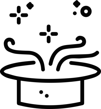 Şapka simgesi vektör çizimi