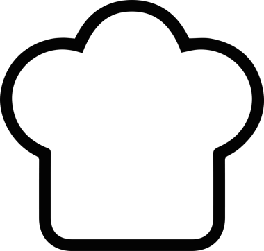 Şapka simgesi vektör çizimi