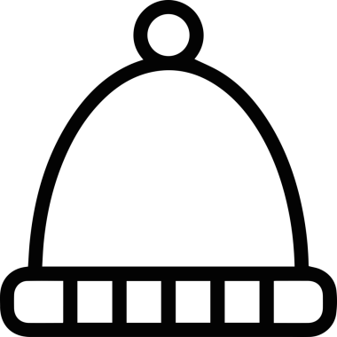 Şapka simgesi vektör çizimi